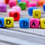 colorful blocks with bad days in letters change